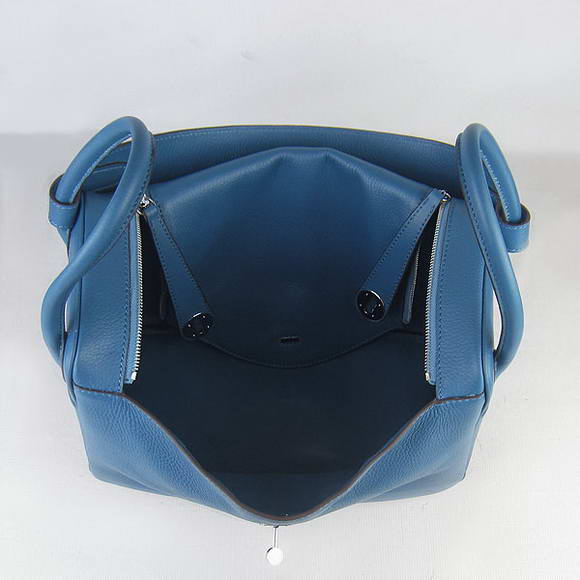 High Quality Replica Hermes Lindy 26CM Shoulder Bag Blue